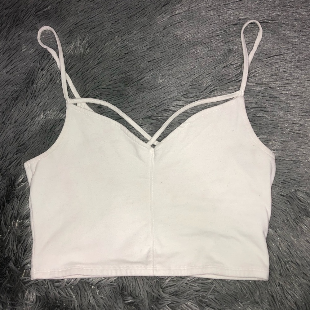 White Crop Top